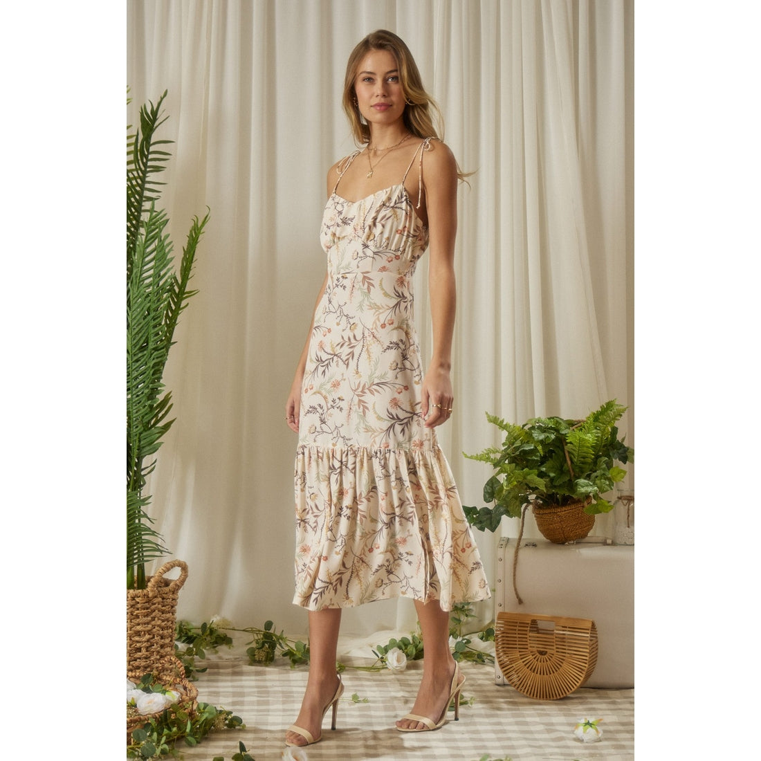 Aurelia Floral Midi Dress